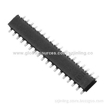 Side entry, 2.00mm female header, height is 4.5 SMT with single row